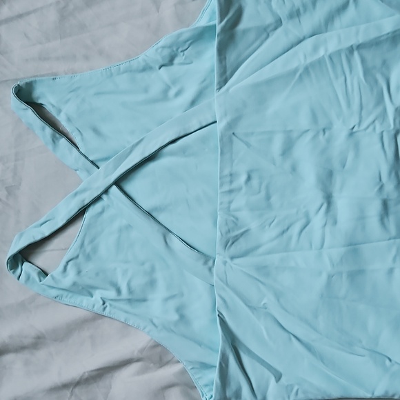 Blue Rain x Francesca's Aqua Bodysuit, Size XL - Picture 5 of 6
